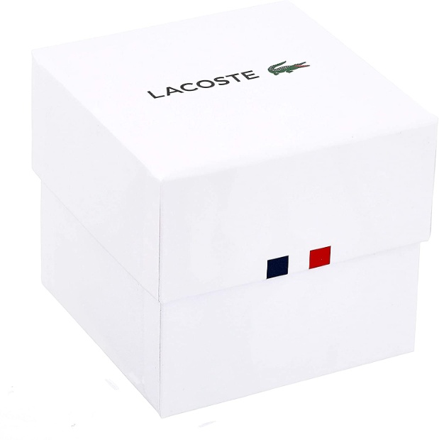 Imagen de Reloj lacoste casual de cuarzo color azul con correa de goma