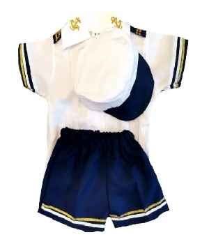 Imagen de Short marinero capitan para bebe 