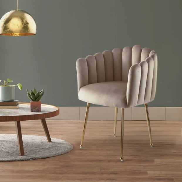 Imagen de Silla elegante de color beige estilo munich  numero 1