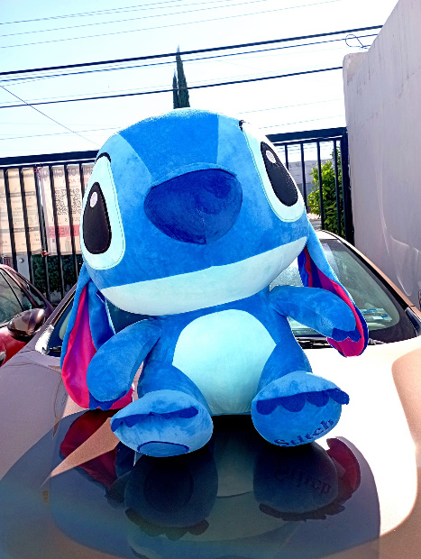 Imagen de Stitch de peluche gigante cute kawai muy azul