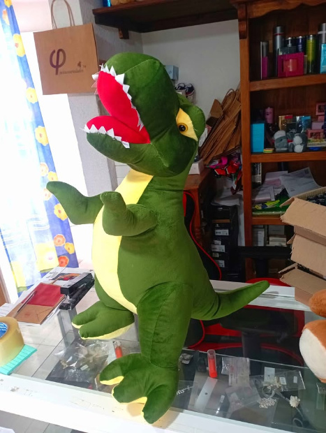 Imagen de Tiranosaurio rex de peluche grande de 58 cm numero 1