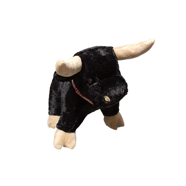 Imagen de Toro de peluche color negro de 40 cm numero 2