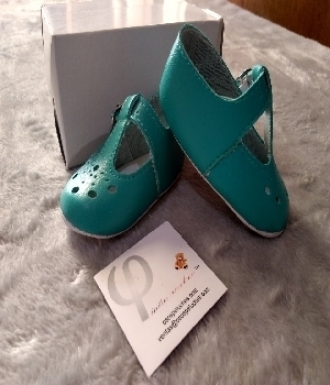 Imagen de Zapatitos para niña bebe azul verde menta