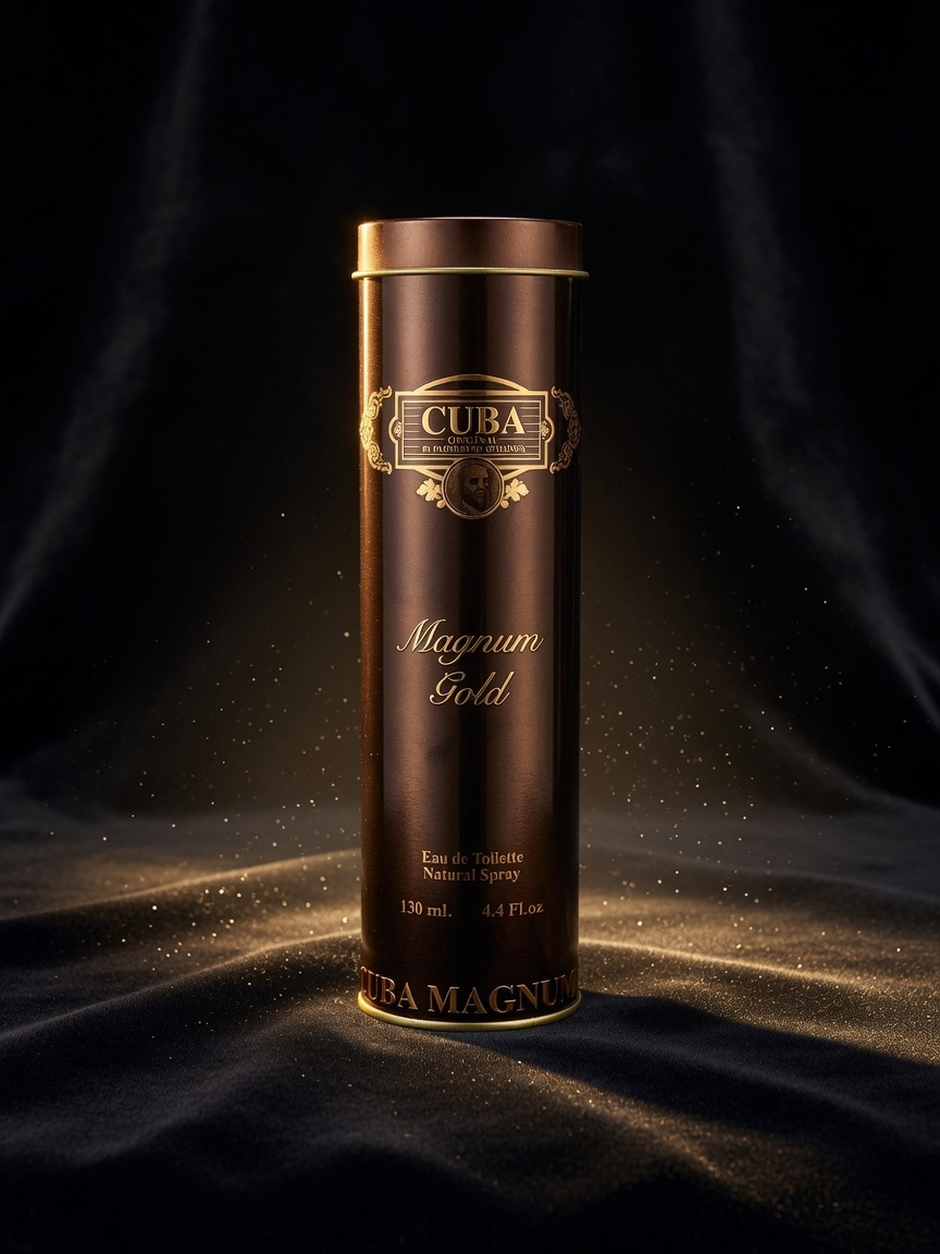 Imagen de Cuba Magnum Gold Perfume 130 ml Original By Parfums Des Champs