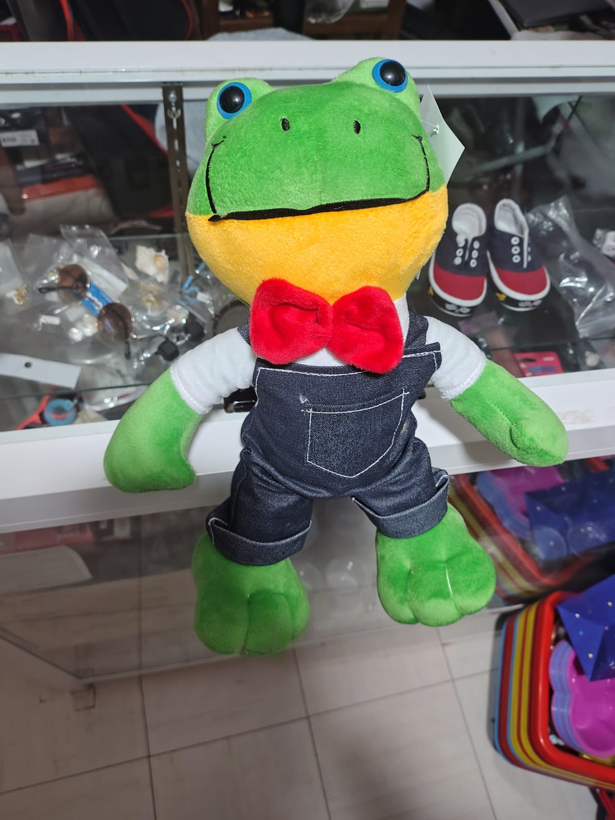Imagen de Rana René de Peluche con Bordado Lara Campos